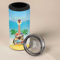 Hawaiian Ukulele 4 in 1 Can Cooler Tumbler Sound Of Happiness