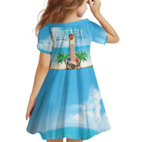 Hawaiian Ukulele Family Matching Off Shoulder Maxi Dress and Hawaiian Shirt Sound Of Happiness