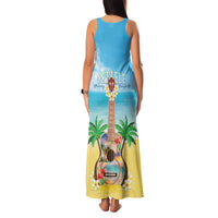 Hawaiian Ukulele Family Matching Tank Maxi Dress and Hawaiian Shirt Sound Of Happiness