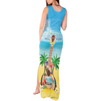 Hawaiian Ukulele Tank Maxi Dress Sound Of Happiness