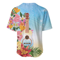 National Ukulele Day Baseball Jersey Tropical Vibe
