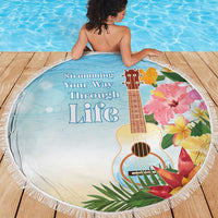 National Ukulele Day Beach Blanket Tropical Vibe