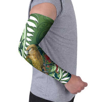 New Zealand Kea Bird Arm Sleeves With Maori Koru Fern - Polynesian Pride