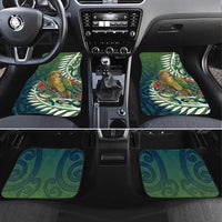 New Zealand Kea Bird Car Mats With Maori Koru Fern - Polynesian Pride