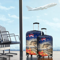 New Zealand ANZAC Day Luggage Cover The Lonesome Pine With Soldier Fern LT05 - Polynesian Pride