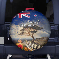 New Zealand ANZAC Day Spare Tire Cover The Lonesome Pine With Soldier Fern LT05 - Polynesian Pride