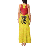 Papua New Guinea Rugby Custom Tank Maxi Dress Kumuls Heritage