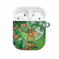 Aloha Hawaii St Patrick's Day AirPods Case Polynesian Style