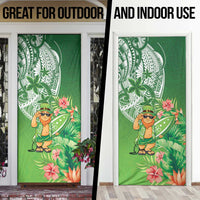 Aloha Hawaii St Patrick's Day Door Cover Polynesian Style