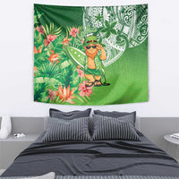 Aloha Hawaii St Patrick's Day Tapestry Polynesian Style