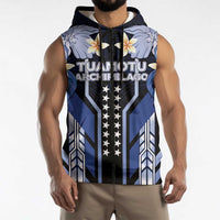 French Polynesia Tuamotu Archipelago Sleeveless Zip Hoodie Polynesian Pattern Unique Style