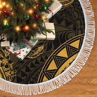 Polynesian Sunset Plumeria Tree Skirt Gold Polynesian Tattoo
