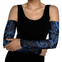 Polynesian Sunset Plumeria Arm Sleeves Navy Polynesian Tattoo - Polynesian Pride