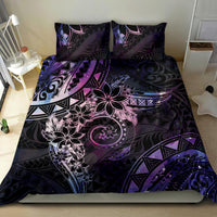 Polynesian Sunset Plumeria Bedding Set Galaxy Polynesian Tattoo