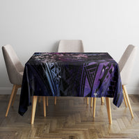 Polynesian Sunset Plumeria Tablecloth Galaxy Polynesian Tattoo