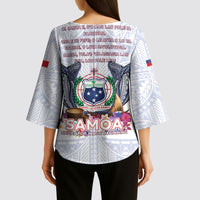 Samoa Independence Day Kimono Sleeve Blouse Samoa United For A New Beginning