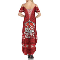 Tonga King Tupou VI Day Family Matching Summer Maxi Dress and Hawaiian Shirt Traditional Tongan Kupesi Pattern LT05 - Polynesian Pride