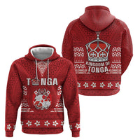 Tonga King Tupou VI Day Hoodie Traditional Tongan Kupesi Pattern
