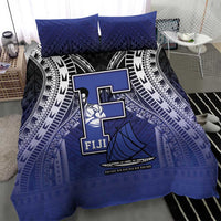 Fiji Drua Bedding Set Fijian Tapa Pattern