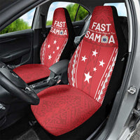 Samoa FAST Car Seat Cover Forever Proud Samoan Tribal Pattern - Polynesian Pride