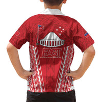 Samoa FAST Family Matching Long Sleeve Bodycon Dress and Hawaiian Shirt Forever Proud Samoan Tribal Pattern - Polynesian Pride