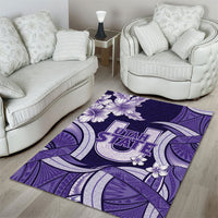 Utah State Polynesian Heritage Area Rug Floral Tribal Pattern Tropical Flowers LT05 - Polynesian Pride
