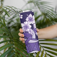 Utah State Polynesian Heritage Skinny Tumbler Floral Tribal Pattern Tropical Flowers LT05 - Polynesian Pride