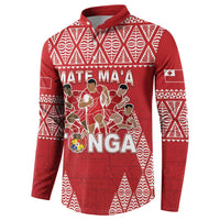 Custom Tonga Rugby Button Sweatshirt Tonga Mate Ma'a Take The Lead