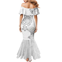 Brain Cancer Warrior Family Matching Mermaid Dress and Hawaiian Shirt Never Give Up