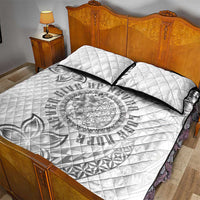 Brain Cancer Warrior Quilt Bed Set Never Give Up