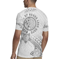 Brain Cancer Warrior Rugby Jersey Never Give Up