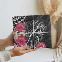 Black Polynesian Hammerhead Shark Tribal Pattern Wrapping Paper - Polynesian Pride