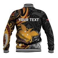 Personalised Papua New Guinea Baseball Jacket Happy Independence Day LT05 - Polynesian Pride