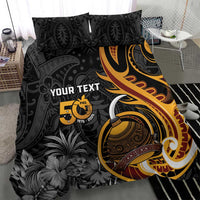 Personalised Papua New Guinea Bedding Set Happy Independence Day LT05 - Polynesian Pride