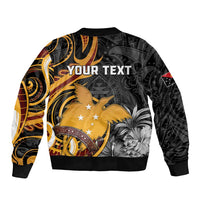 Personalised Papua New Guinea Bomber Jacket Happy Independence Day LT05 - Polynesian Pride