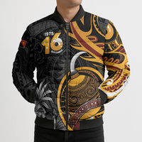 Personalised Papua New Guinea Bomber Puffer Jacket Happy Independence Day LT05 - Polynesian Pride