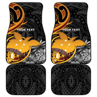 Personalised Papua New Guinea Car Mats Happy 50th Independence Anniversary - Polynesian Pride