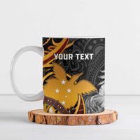 Personalised Papua New Guinea Ceramic Mug Happy Independence Day LT05 Black - Polynesian Pride