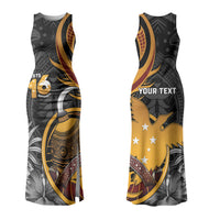 Personalised Papua New Guinea Couples Matching Tank Maxi Dress and Hawaiian Shirt Happy Independence Day LT05 - Polynesian Pride