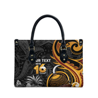 Personalised Papua New Guinea Leather Bag Happy Independence Day LT05 - Polynesian Pride