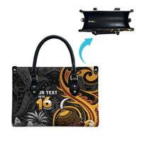 Personalised Papua New Guinea Leather Bag Happy Independence Day LT05 - Polynesian Pride