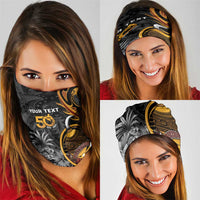 Papua New Guinea Neck Gaiter Happy 50th Independence Anniversary - Polynesian Pride