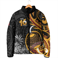 Personalised Papua New Guinea Padded Jacket Happy Independence Day LT05 - Polynesian Pride