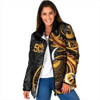 Personalised Papua New Guinea Padded Jacket Happy Independence Day LT05 - Polynesian Pride