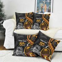 Personalised Papua New Guinea Pillow Cover Happy Independence Day LT05 - Polynesian Pride