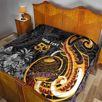 Personalised Papua New Guinea Quilt Happy 50th Independence Anniversary - Polynesian Pride