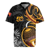 Personalised Papua New Guinea Rugby Jersey Happy 50th Independence Anniversary - Polynesian Pride