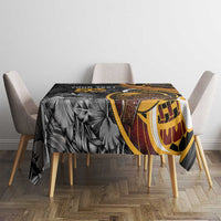 Personalised Papua New Guinea Tablecloth Happy 50th Independence Anniversary - Polynesian Pride