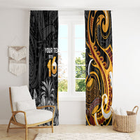 Personalised Papua New Guinea Window Curtain Happy Independence Day LT05 - Polynesian Pride
