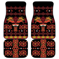 Papua Batik Motif Car Mats Papua Spirit Black Version - Polynesian Pride